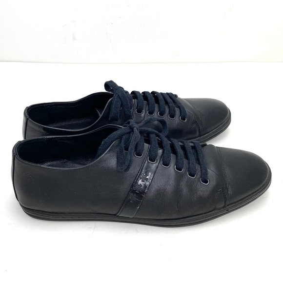 SWEAR London Leather Flat Sneaker In Black Size 41 - Picture 5 of 11